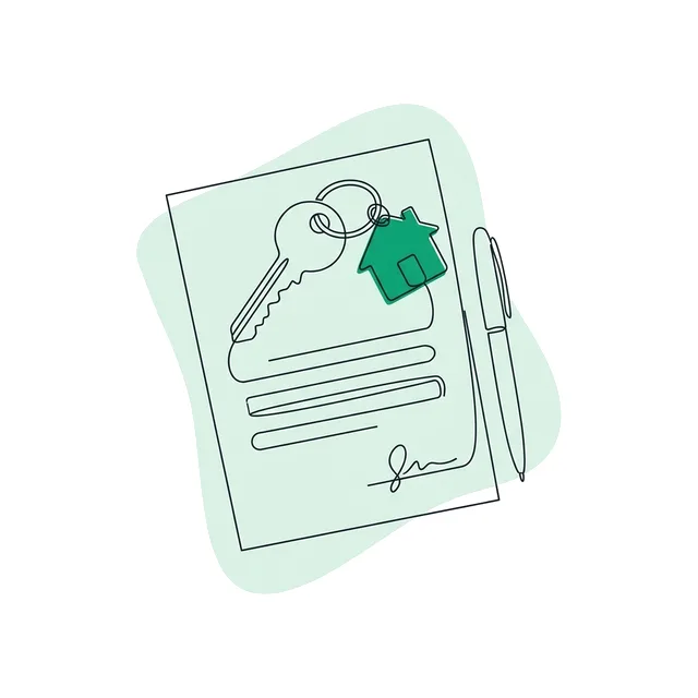 Clé posée sur un contrat de prêt immobilier