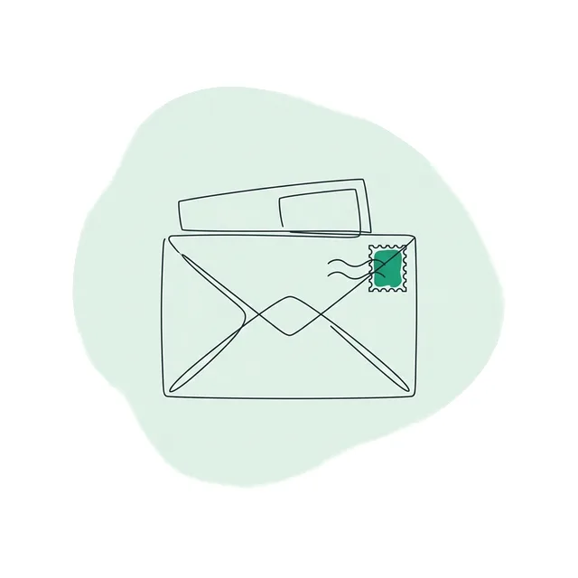 Lettre recommandée prête à être envoyée