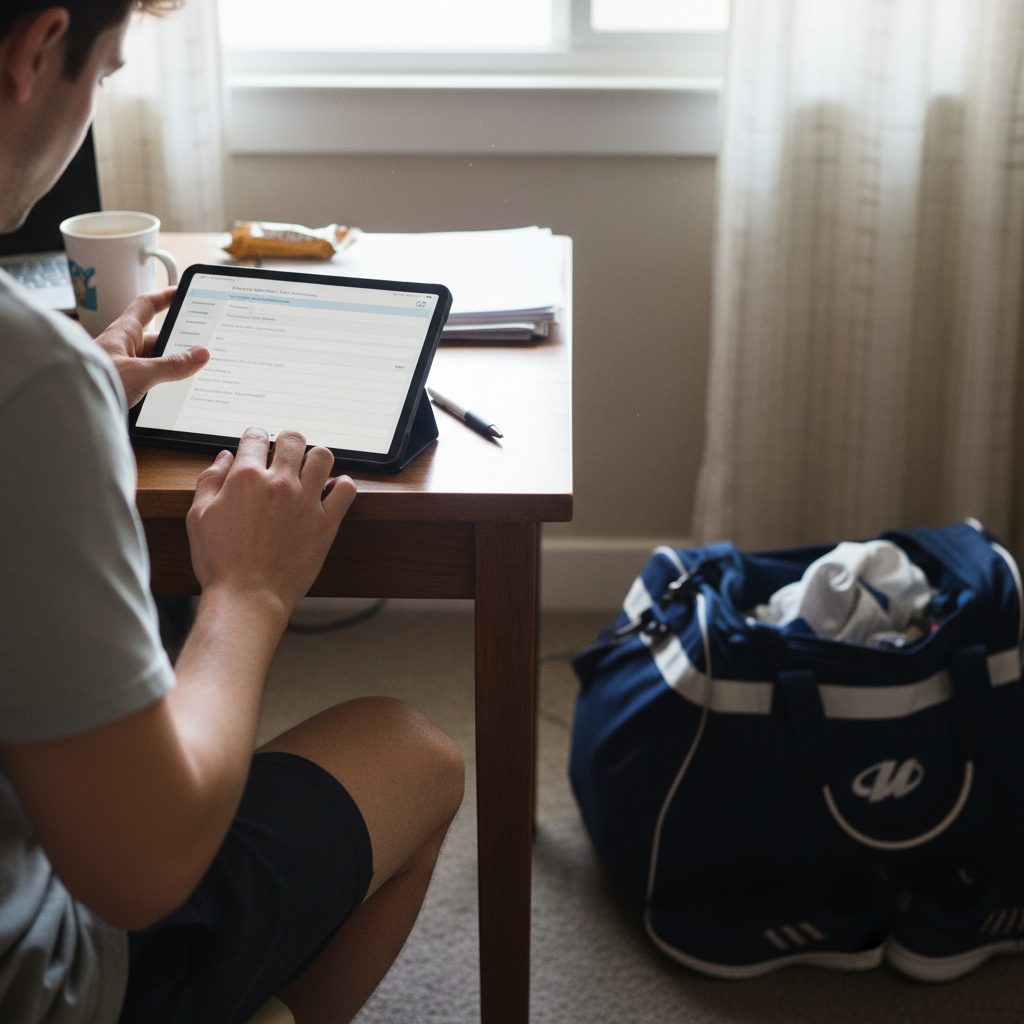Personne déclarant la pratique du MMA sur son questionnaire d'assurance de prêt immobilier.