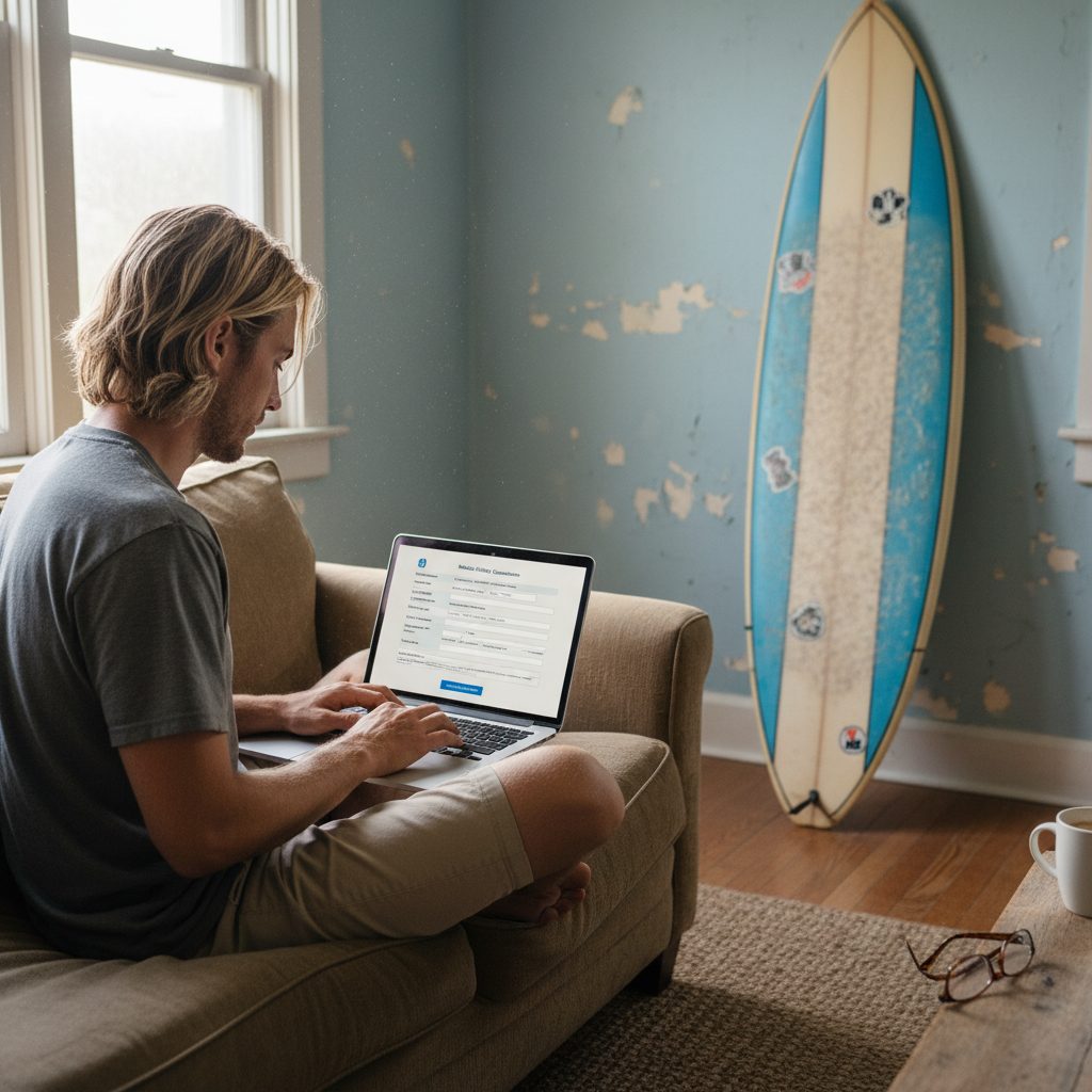Déclaration de la pratique du surf dans le questionnaire de santé de l'assurance de prêt immobilier.