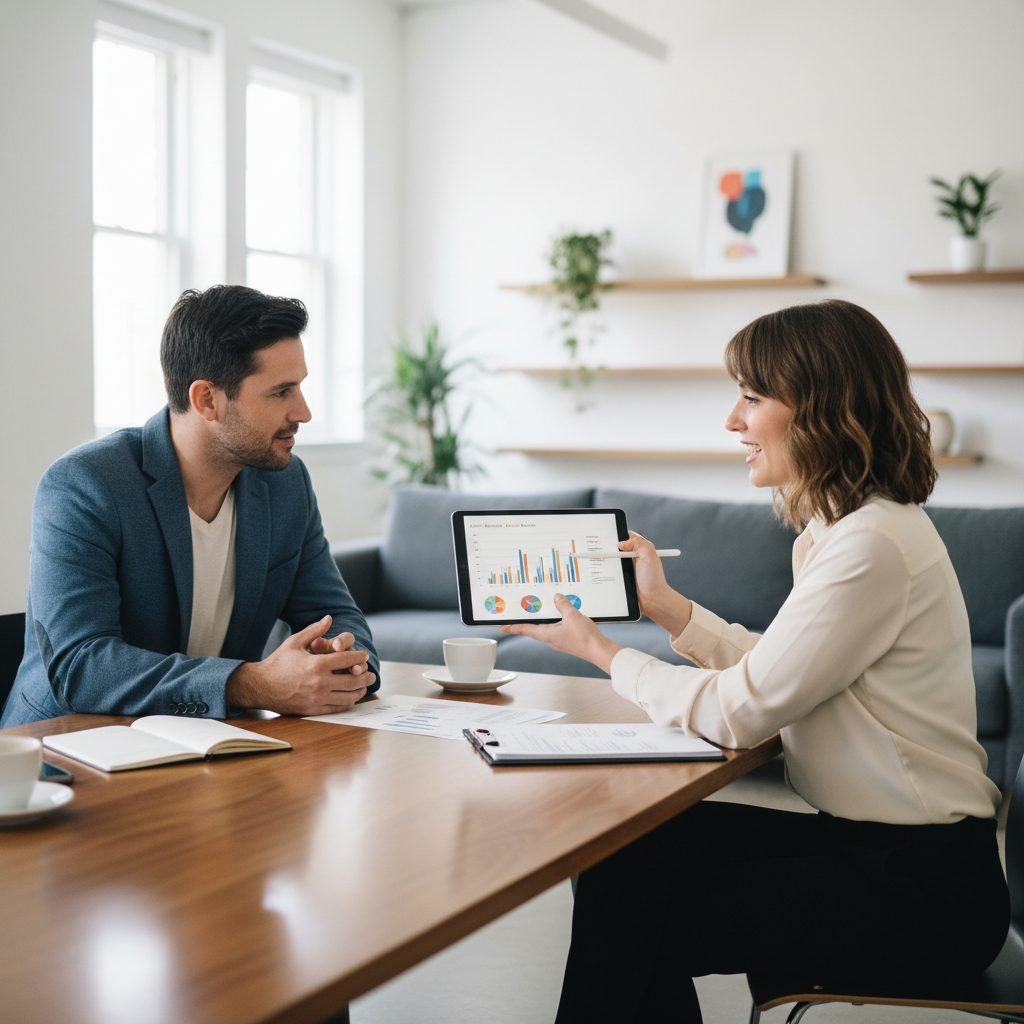 Négociation efficace d'un contrat d'assurance emprunteur avec un conseiller.