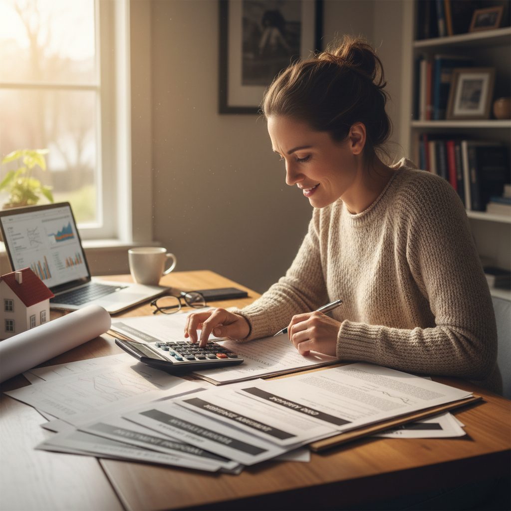 Gérant d'une SCI calculant l'impact fiscal de l'assurance emprunteur sur les comptes de la société.
