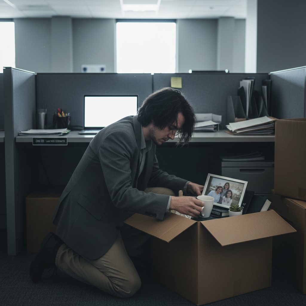 Illustration des situations d'exclusion de la garantie chômage comme le licenciement.